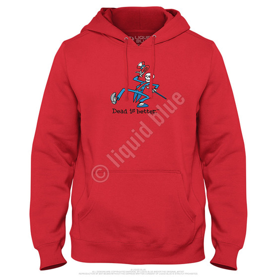 Liquid Blue Yankee Dead Is Better Hoodie
