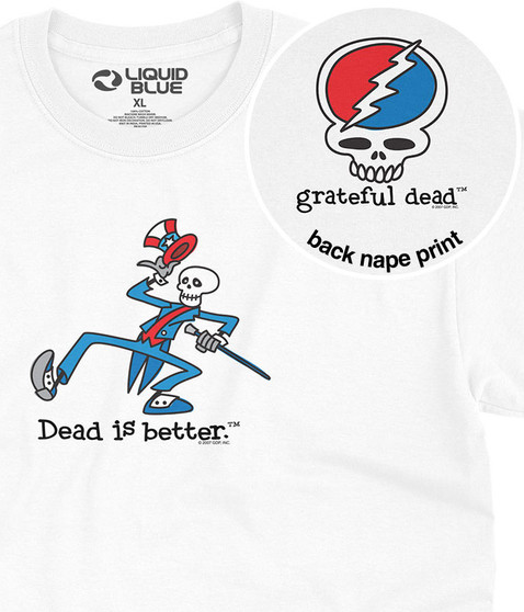liquid blue Yankee Dead Is Better T-Shirt