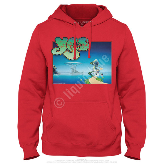 Liquid Blue Yes Songs Hoodie