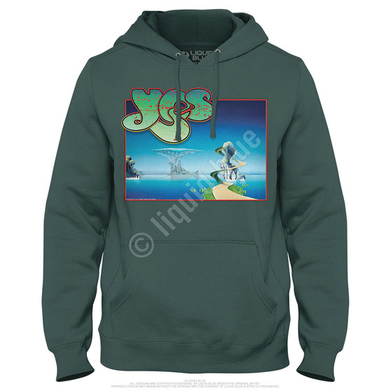 Liquid Blue Yes Songs Hoodie