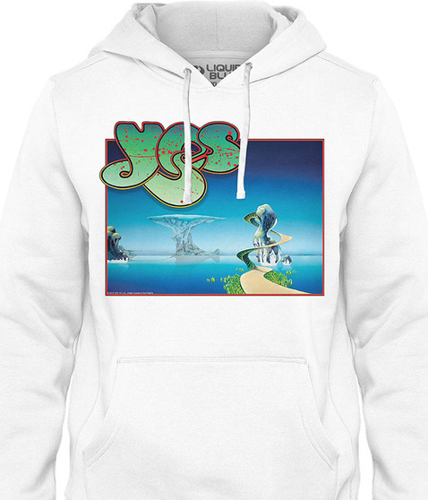 liquid blue Yes Songs Hoodie