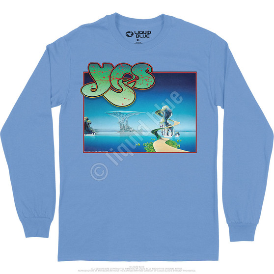 Liquid Blue Yes Songs Long Sleeve T-Shirt