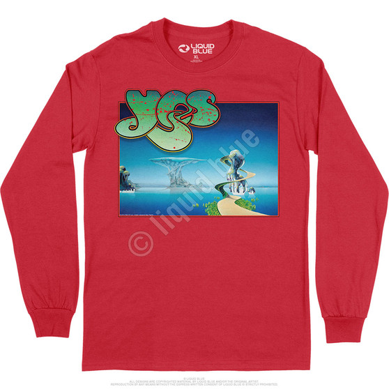 Liquid Blue Yes Songs Long Sleeve T-Shirt