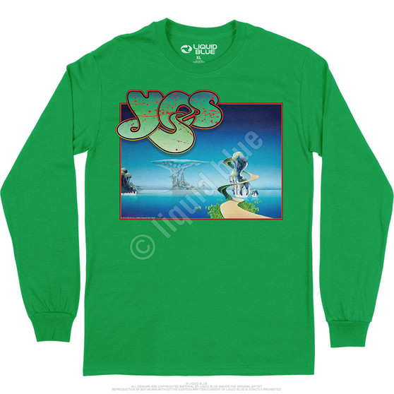 Liquid Blue Yes Songs Long Sleeve T-Shirt