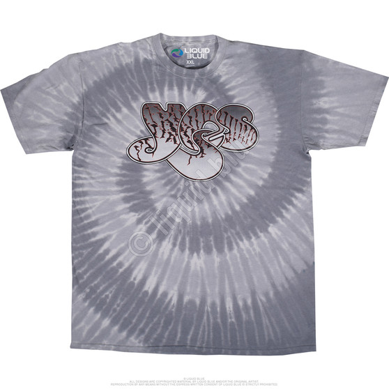 Liquid Blue Yes Spiral Tie-Dye T-Shirt
