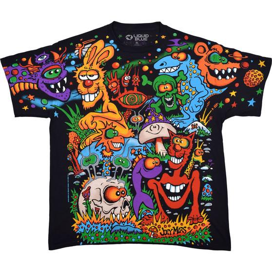 Liquid Blue Zidzoii Joey Mars Black T-Shirt