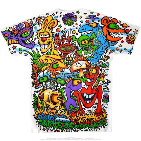 Liquid Blue Zidzoii Joey Mars White T-Shirt