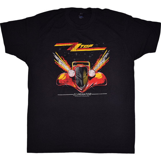 Liquid Blue ZZ Top Eliminator Black T-Shirt