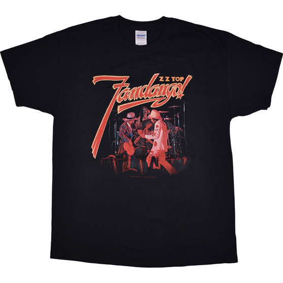 Liquid Blue ZZ Top Fandango Black T-Shirt