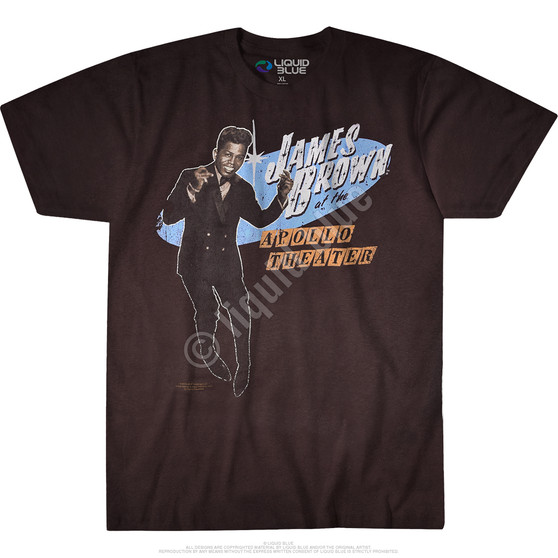 Liquid Blue Live At The Apollo Brown Athletic T-Shirt