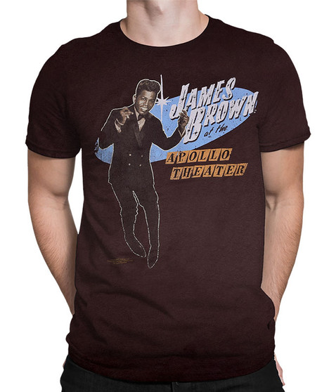 liquid blue Live at the Apollo Brown Athletic T-Shirt