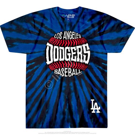 Liquid Blue Los Angeles Dodgers Burst Tie-Dye T-Shirt