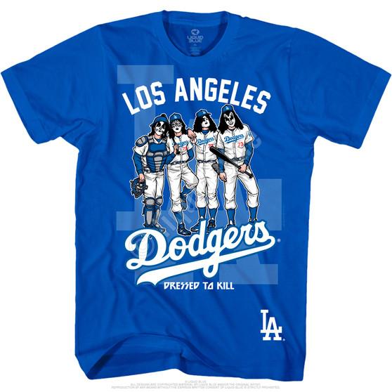 Liquid Blue Los Angeles Dodgers Dressed To Kill Blue T-Shirt