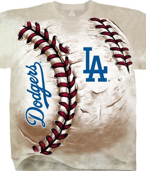 liquid blue Los Angeles Dodgers Hardball Tie-Dye T-Shirt