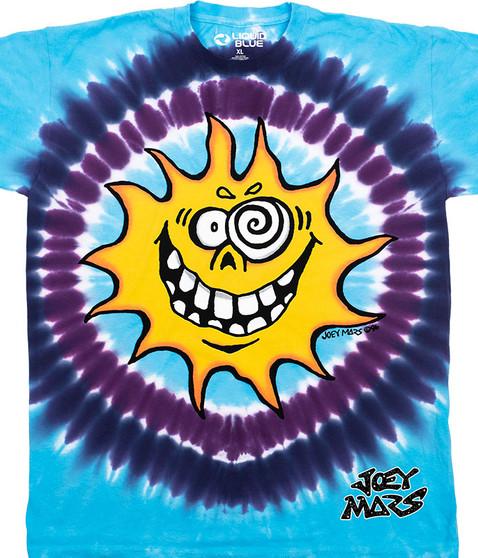 liquid blue Mars Sun Moon Joey Mars Tie-Dye T-Shirt