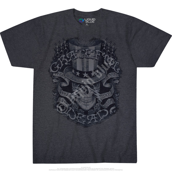 Liquid Blue Memorial Ballroom Dark Heather Poly-Cotton T-Shirt