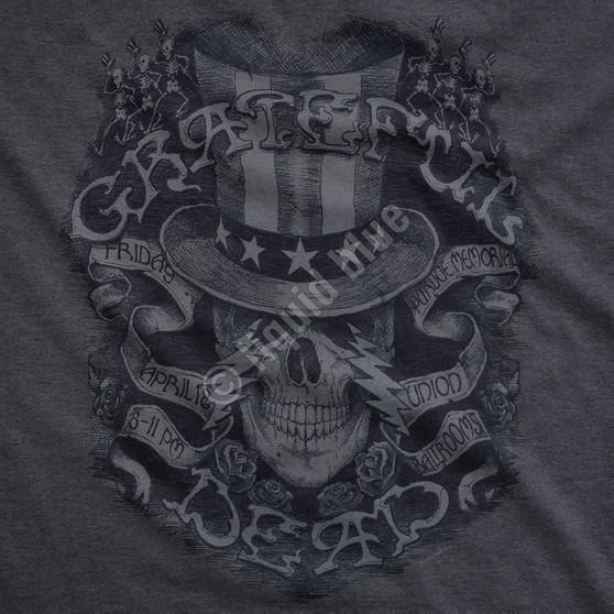 Liquid Blue Memorial Ballroom Dark Heather Poly-Cotton T-Shirt