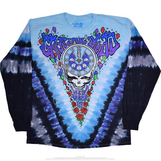 Liquid Blue Midnight Hour Tie-Dye Long Sleeve T-Shirt