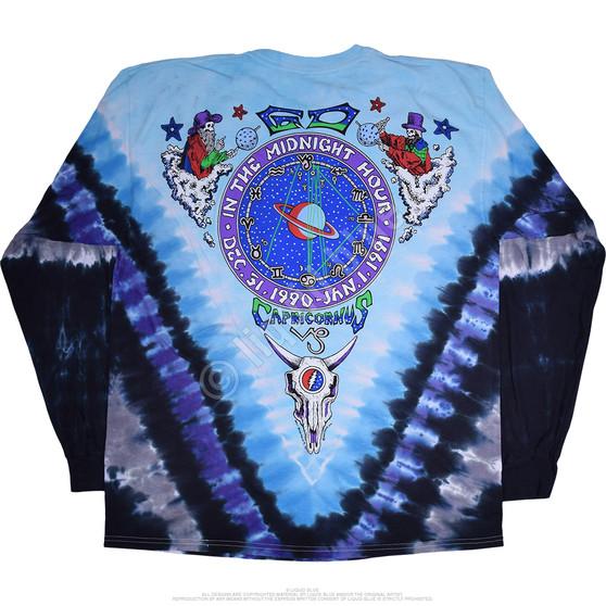Liquid Blue Midnight Hour Tie-Dye Long Sleeve T-Shirt