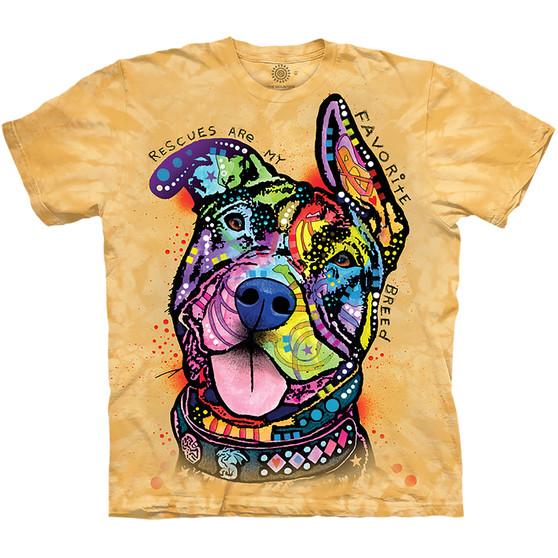 Liquid Blue My Favorite Breed Classic Cotton T-Shirt