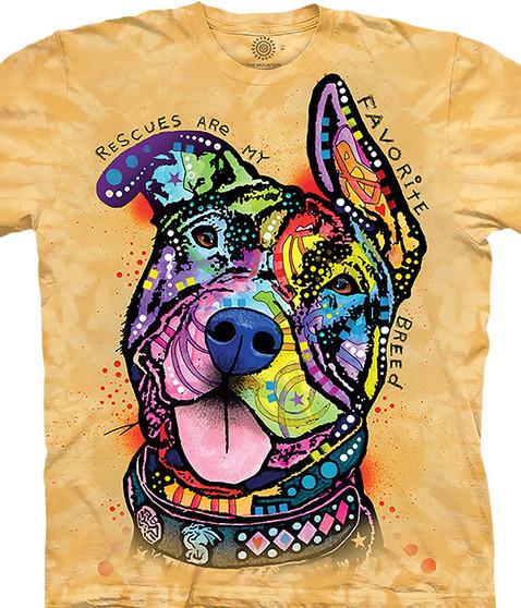 liquid blue My Favorite Breed Classic Cotton T-Shirt