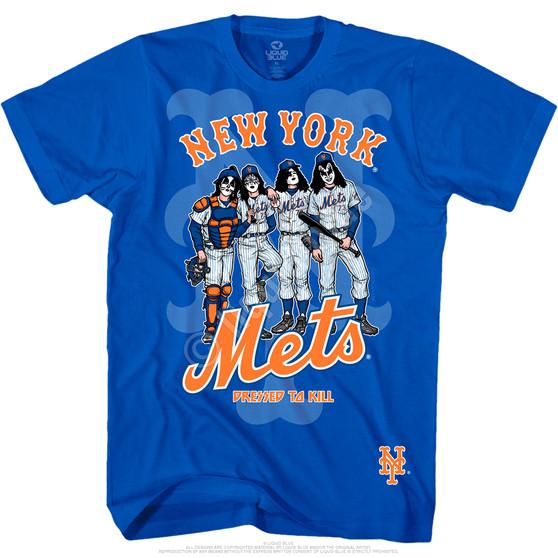 Liquid Blue New York Mets Dressed To Kill Blue T-Shirt