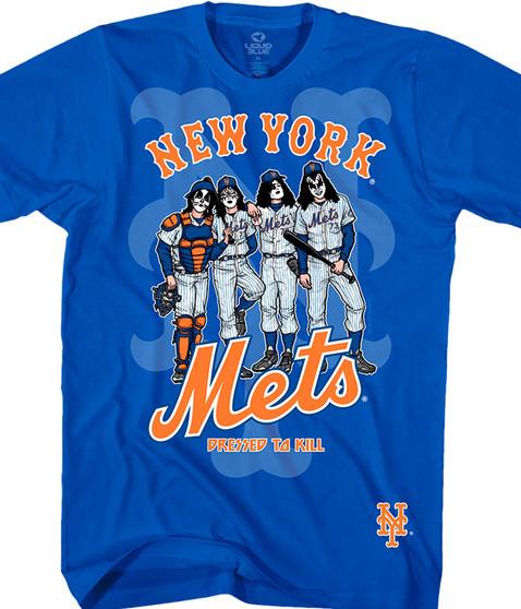 liquid blue New York Mets Dressed to Kill Blue T-Shirt