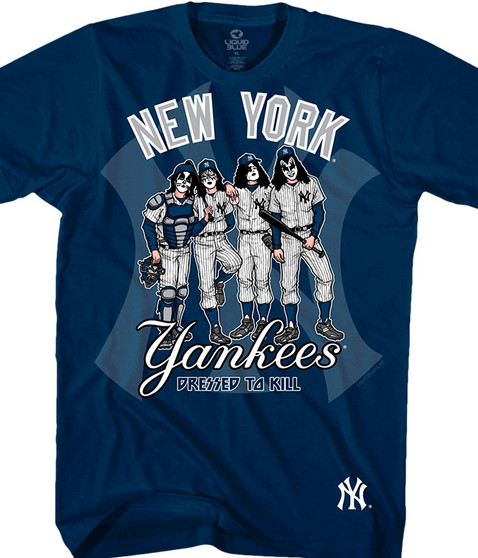 liquid blue New York Yankees Dressed to Kill Navy T-Shirt