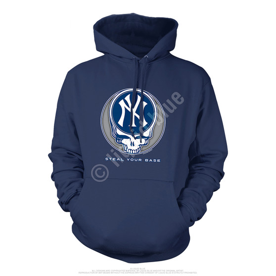 Liquid Blue New York Yankees Steal Your Base Navy Hoodie