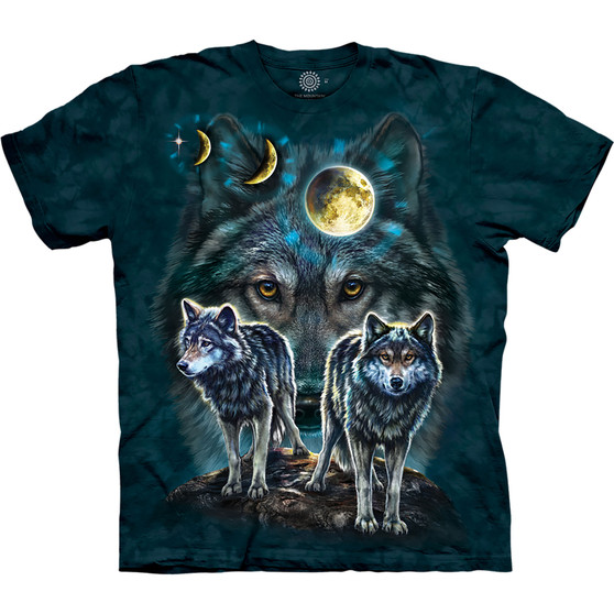 Liquid Blue Northstar Wolves Classic Cotton T-Shirt