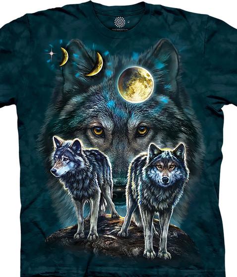 liquid blue Northstar Wolves Classic Cotton T-Shirt