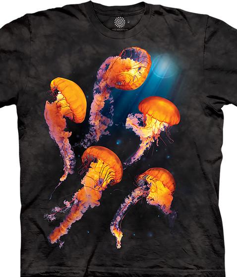 liquid blue Pac Nettle Jellyfish Classic Cotton T-Shirt