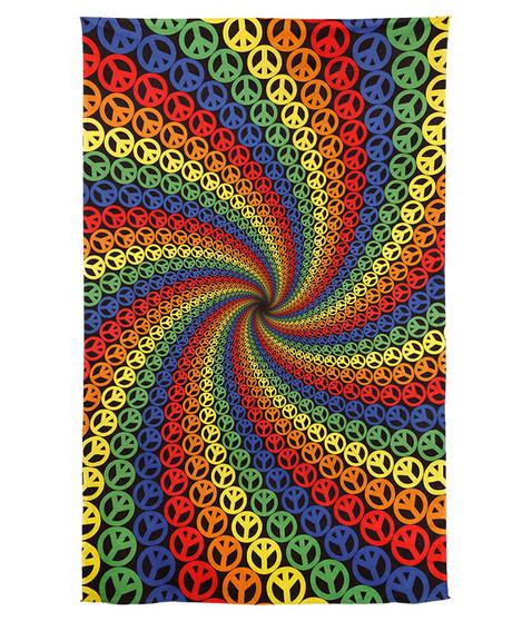 liquid blue Peace Sign 3D Tapestry (Clearance 50% OFF)
