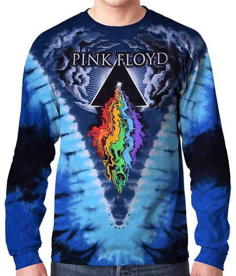 liquid blue Prism River Tie-Dye Long Sleeve T-Shirt
