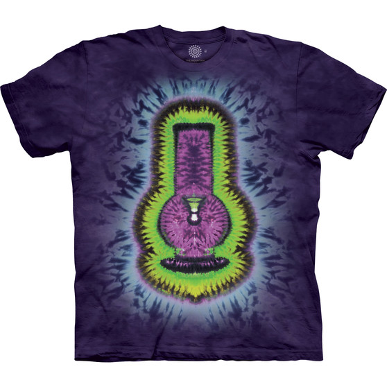 Liquid Blue Purple Bong Tie-Dye Classic Cotton T-Shirt