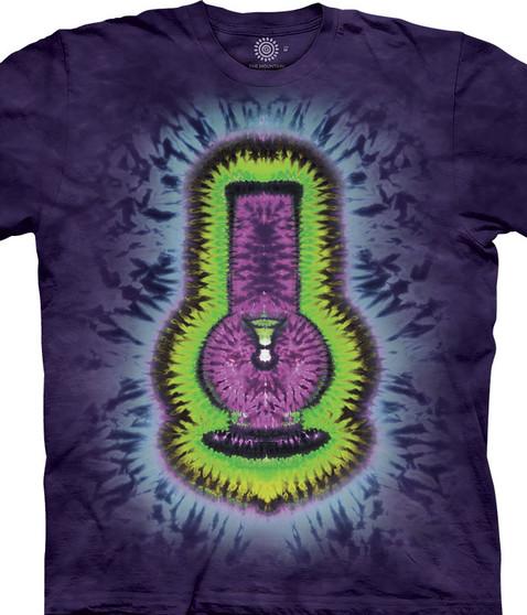 liquid blue Purple Bong Tie-Dye Classic Cotton T-Shirt