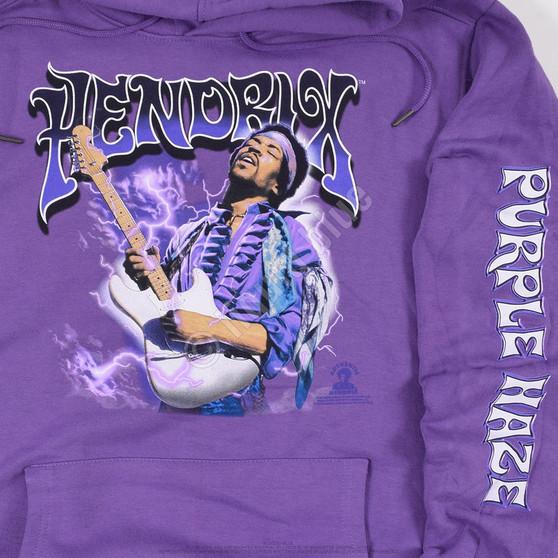 Liquid Blue Purple Haze Purple Sleeve Printed Hoodie
