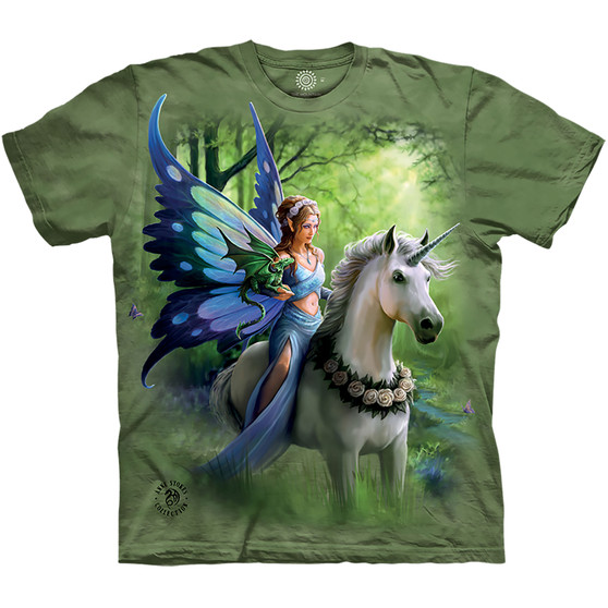 Liquid Blue Realm Of Enchantment Classic Cotton T-Shirt