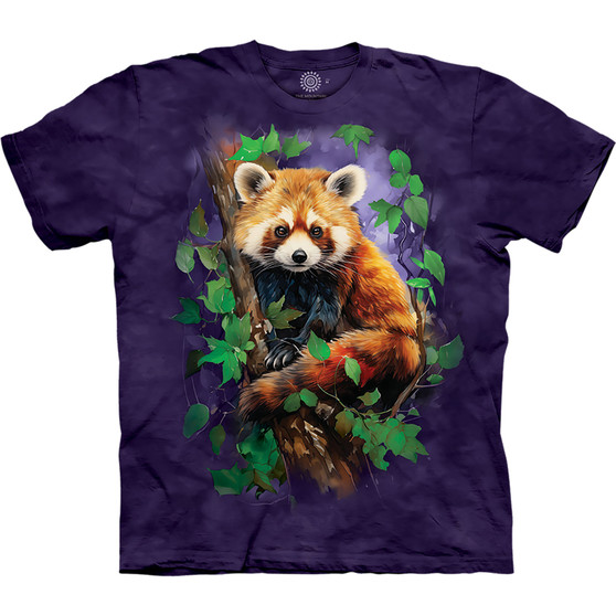 Liquid Blue Red Panda's Outlook Classic Cotton T-Shirt