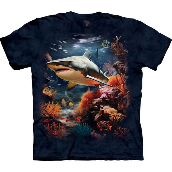 Liquid Blue Reef Ruler Shark Classic Cotton T-Shirt