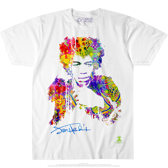 Liquid Blue Riding With The Wind Athletic White T-Shirt