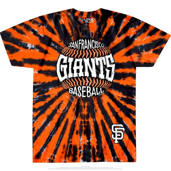 Liquid Blue San Francisco Giants Burst Tie-Dye T-Shirt