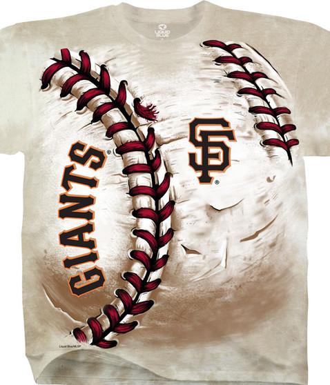 liquid blue San Francisco Giants Hardball Tie-Dye T-Shirt