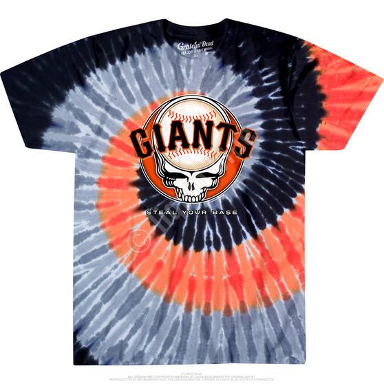 Liquid Blue San Francisco Giants Steal Your Base Tie-Dye T-Shirt