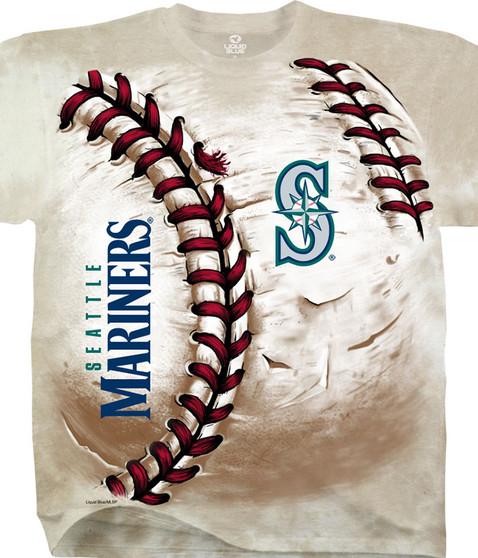 liquid blue Seattle Mariners Hardball Tie-Dye T-Shirt