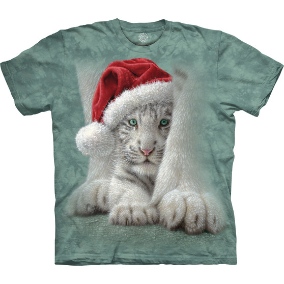 Liquid Blue Sheltered Christmas Classic Cotton T-Shirt