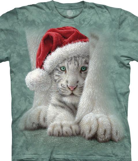 liquid blue Sheltered Christmas Classic Cotton T-Shirt
