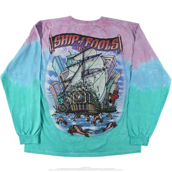 Liquid Blue Ship Of Fools Tie-Dye Long Sleeve T-Shirt
