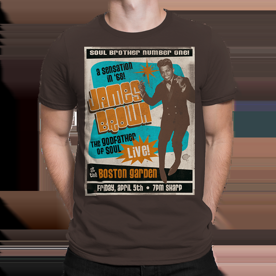 Liquid Blue Soul Brother No. 1 Brown Athletic T-Shirt