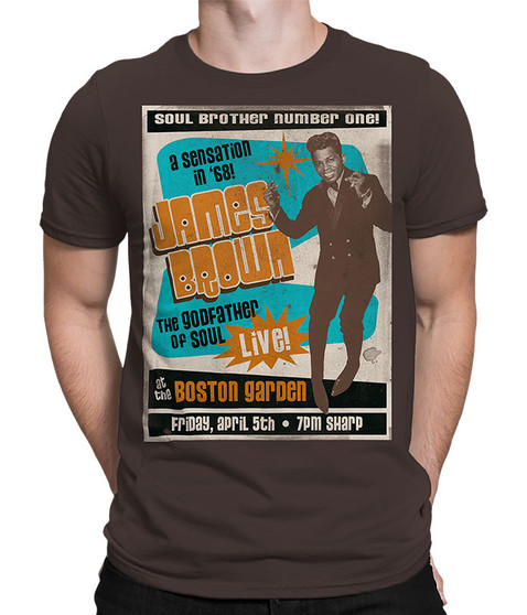 liquid blue Soul Brother No. 1 Brown Athletic T-Shirt